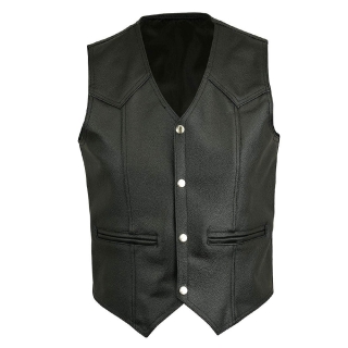 Good Quality 100 Percent Leather Made Fashion Vest Reasonable Price Breathable Men Clothing Leather Vest For Online Sale